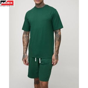 Ensemble T-shirt et short pour hommes professionnels, vêtements de sport pour la course à pied et la musculation, tissu respirant, logo personnalisé, approvisionnement en gros - Product Image 1