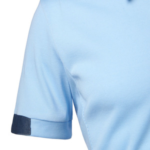 เสื้อโปโลผู้ชายผ้าคอตตอนปิเก้ปักโลโก้ตามสั่ง ทรงปกติ กระดุมซ่อน แนวลำลอง - Product Image 6
