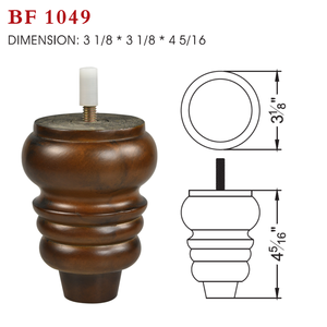 Patas de Muebles de Madera Maciza, Resistentes y Duraderas, para Sofá, Cama, Gabinete, Mesa, Sala de Estar, Dormitorio, Apartamento, OEM, ODM - Product Image 6