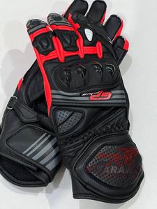 Guantes de Motociclismo de Cuero Premium para Carreras, con Protección Rígida en los Nudillos, Acolchado Reforzado en la Palma y Armadura Resistente a Impactos en los Dedos - Product Image 4