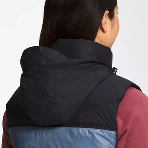 Chaleco acolchado ligero sin mangas personalizado para invierno, para mujer, informal, con logo de tu marca, impermeable. - Product Image 5