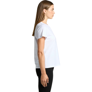 <b>Womens</b> O Neck Short Sleeve T Shirt Regular Fit Small Chest Print Clean <b>Back</b> Casual Wholesale Custom OEM Cotton Jersey Tee Shirts - Product Image 1
