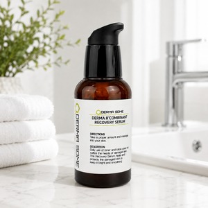 Sérum à l'huile de pépins de raisin, sérum de récupération, sérum cosmétique professionnel, sérum pour soins de la peau sèche, sérum à l'huile de macadamia, sérum de récupération du visage - Product Image 3