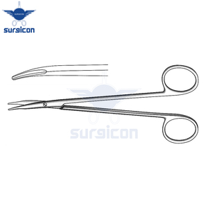Tijeras Quirúrgicas Reynolds de 18 cm (7 Pulgadas), Curvas, de Acero Inoxidable Reutilizables, para Cirugía General, Plástico y Tejidos Delicados - Product Image 5