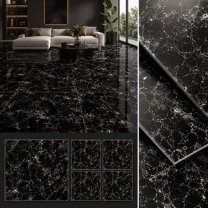 Carreaux vitrifiés émaillés de haute qualité 80 x 80 cm, carreaux en porcelaine brillants antidérapants pour murs et sols, pour la maison, l'hôtel, le bureau de luxe - Product Image 1