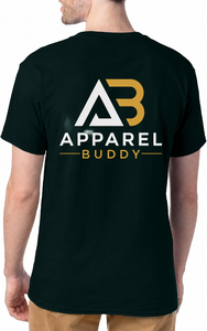 Camiseta de Manga Corta Casual para Hombre, Marca AMY, 100% Algodón, Corte Regular, Lisa, con Logotipo Personalizado Bordado en la Parte Delantera, Venta al Por Mayor - Product Image 2