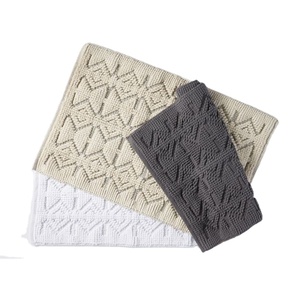 Alfombrillas de baño de algodón reversibles de último diseño, suave, cómodo, patrón sólido, proveedor indio, alfombra de suelo de baño Avior - Product Image 1