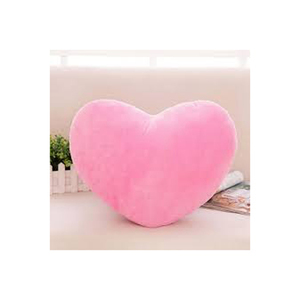 Pink Heart Shaped Plush <b>Pillow</b> <b>Soft</b> Stuffed Cushion 31cm-50cm Unisex Decorative <b>Pillow</b> For Home Or Bedroom - Product Image 1
