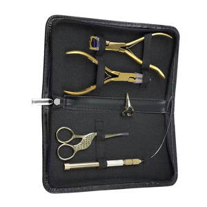 Kit d'outils pour extensions capillaires en métal, professionnel, pour l'installation et le retrait, pour application de micro-anneaux, vente en gros, haute qualité - Product Image 5