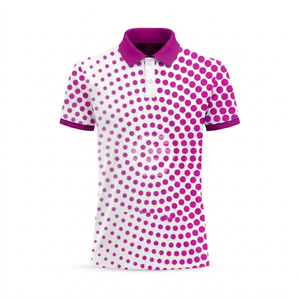 Service OEM, polos de golf en sublimation, 100% polyester, impression de logo personnalisé, polos pour hommes en taille plus, polos pour hommes - Product Image 3