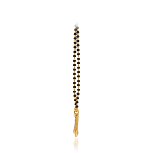 Collier GLEAMORA ENTERPRISE pour femme en or rose 14 carats plaqué or rose, diamants de laboratoire, perles noires, diamants taille brillant, certifié IGI - Product Image 3