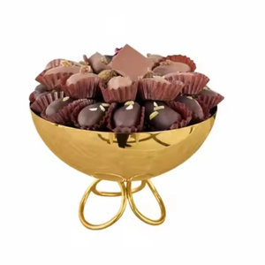 Traditional Design Metal <b>Chocolate</b> Bowl Dry Fruit Sweets Bowl Excellent Quality Desktop Use Hot Sale <b>Chocolate</b> Bowl - Product Image 4