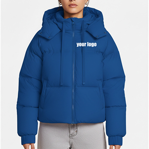 Chaqueta Acolchada Ligera de Invierno para Mujer, de Alta Calidad, con Diseño Personalizado, con Capucha, Larga y Cálida - Product Image 1