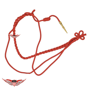 Aiguillette en cordon torsadé avec pointe dorée métallique - Product Image 6