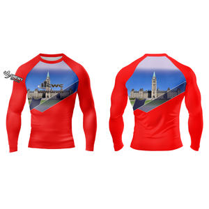 Camiseta de Protección Solar Unisex para Jiu Jitsu sin Gi, Secado Rápido, Transpirable, UPF50+, con Capucha, Ecológica, Spandex/Poliéster - Product Image 4