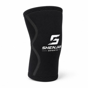 Genouillères de haute qualité dotées d'un tissu extensible respirant, d'un design ergonomique et d'une compression fiable pour un confort d'entraînement supérieur. - Product Image 3