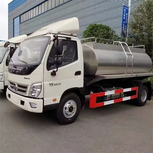 Factory 3 4cbm <strong>Milk</strong> <strong>Tanker</strong> foton Brand 316 Stainless Steel Tank Chinese Tank <strong>Truck</strong> for Delivery Fresh <strong>Milk</strong> - Product Image 2