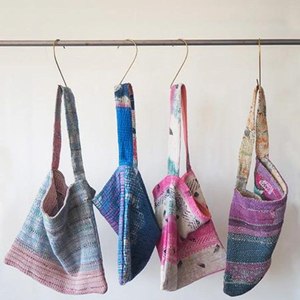 Handmade Knitted Tote <b>Bag</b> Panelled Bohemian Style Open Top Daily Use All Seasons Multi Color Women's <b>Bag</b> - Product Image 1