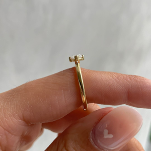 Anillo de Compromiso con Diamante Marquise, Engaste de Garras, 1.50 Quilates, Cultivado en Laboratorio, Anillo de Boda de 14k, Vermeil, Regalo de Aniversario - Product Image 4