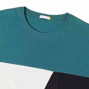 เสื้อยืดลำลองผู้ชายรุ่นใหม่ ผ้าฝ้าย 100% ปรับแต่งได้ตามต้องการ สีพื้นเรียบ ย้อมสีแบบทึบ ความต้องการสูง มีหลายขนาด ผ้าถัก - Product Image 5