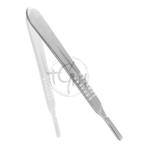 Cuchilla de precisión con mango de calidad médica que ofrece estabilidad y comodidad para tareas de corte detalladas. Instrumento reutilizable. - Product Image 3