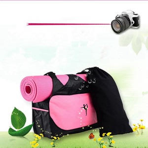 <b>Large</b> Canvas Yoga Bag and Carrier for Women Travel Gym Use with Zipper Closure-Outdoor Yoga <b>Mat</b> Holder - Product Image 4