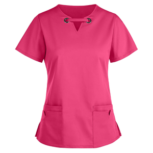 Ensemble de tenues d'infirmières et de personnel dentaire 2026 à séchage rapide et confortables pour femmes - Collection TOOTH en tissu tissé - Product Image 3
