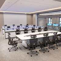 Console de Commande Ergonomique pour Centre de Déploiement - Poste de Travail pour Salle de Contrôle - Système de Mobilier pour Centre de Commande