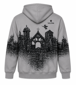 Custom Cotton Fleece Halloween Party <b>Hoodie</b> <b>Gothic</b> Streetwear Luxury Hooded Sweatshirt OEM Factory - Product Image 2