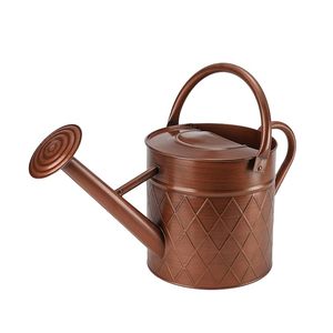 Arrosoir en métal finition cuivre vintage pour plantes d'intérieur et d'extérieur, pot d'arrosage décoratif de jardin avec long bec - Product Image 1