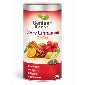 Sachets de thé à la cannelle et aux baies tropicales, extrait naturel d'herbes, vente en gros, formule végétale riche en nutriments, article pour un style de vie sain - Product Image 1