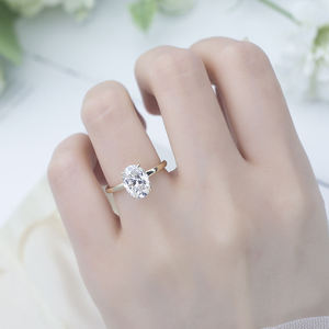 IGI Certified Lab Grown Diamond <b>Ring</b> <b>for</b> <b>Men</b> Women Engagement Wedding Customized 14k 18k Solid Gold Jewelry - Product Image 1