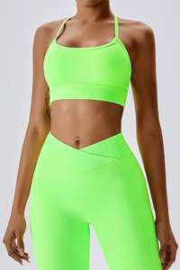 Soutien-gorge de sport léger et respirant pour femme, couleur unie, idéal pour la gym et le yoga – Vente en gros, personnalisable, qualité supérieure - Product Image 6