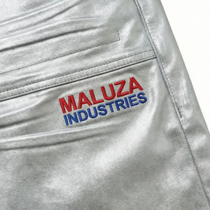 Pantalones Cargo Unisex de Poliéster/Algodón Negro, Estilo Urbano Hip Hop, Cintura Elástica, Transpirables, de Secado Rápido, Marca Maluza - Product Image 5