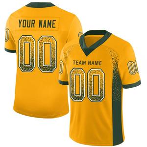 เสื้อฟุตบอลแบบซับลิเมชั่นสั่งทำพิเศษ สไตล์ลำลอง OEM ผ้าโพลีเอสเตอร์ฟลีซ 100% พิมพ์ชื่อทีมและหมายเลข - Product Image 1