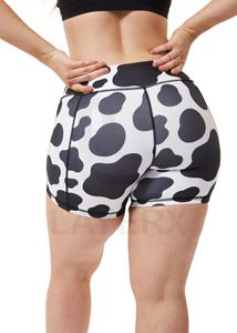 Shorts de yoga taille haute pour femmes, imprimés, style cycliste, effet push-up, pour la gym, l'entraînement, le fitness, vêtements de sport compressifs et écologiques - Product Image 2