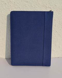 Adora màu xanh Folio với nylon vải danh mục đầu tư nén A4 thư mục 4 vòng chất kết dính padfolio nộp hồ sơ Sản phẩm chất lượng cao bền - Product Image 4