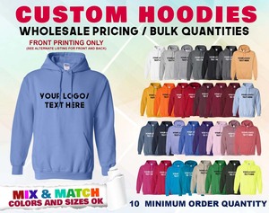 Industrie directe en gros 3D brodé personnalisé cousu or royal fondu mode sport pull sweat à capuche - Product Image 5