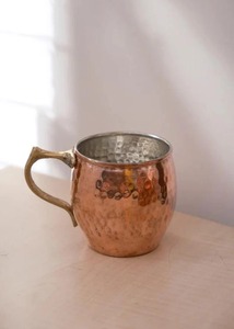 Vaso Clásico de Metal, Taza de Cobre 100% Puro Hecha a Mano, Taza de Cobre de Alta Calidad para Bebidas, Hotel, Bar, Hogar, Escuela - Product Image 4