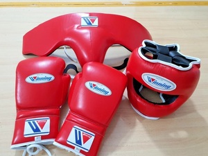 Guantes de Boxeo Profesionales de Cuero Vacuno con Cordones, Barra Nasal, Protector Facial Completo, Protector Inguinal, Personalizables para Sanda - Product Image 5