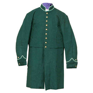 Manteau formel américain de reproduction inspiré de la période de la guerre civile, manteau en laine de reproduction américaine - Product Image 1