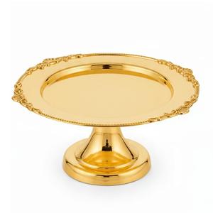 Soporte de Metal para Chocolate con Acabado Blanco, Forma Redonda, Decorativo, de Lujo, Elegante - Product Image 3