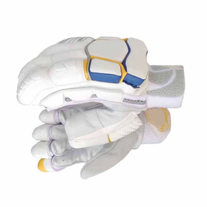 Guantes de Bateo de Cricket de Cuero Personalizados con Correa de Muñeca Ajustable y Diseño Antideslizante para Máxima Absorción de Impactos - Product Image 6