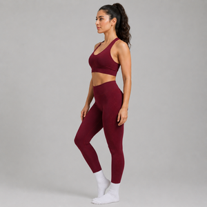 Soutien-gorge de sport sans coutures, tissu extensible et respirant, évacuation de la transpiration, confort optimal, idéal pour la gym, le fitness, le yoga, les vêtements de sport, l'entraînement, tendance - Product Image 4