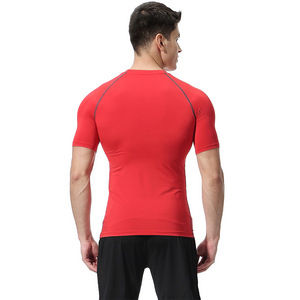 Men's Slim Fit Sporty <b>Compression</b> <b>Shirts</b> Short Sleeve Quick Dry Athletic Gym Workout T-<b>Shirt</b> - Product Image 4