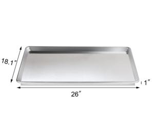 Bandejas y moldes para hornear de aluminio, bandejas para panecillos sin recubrimiento, ecológicas, bandejas de aluminio para panadería Henry Foodservice Gauge - Product Image 1
