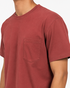Men's O-Neck Short Sleeve Regular Fit Knitted Casual Jersey <b>T</b>-<b>Shirt</b> Solid Color <b>Pocket</b> Design Premium Quality Breathable - Product Image 4