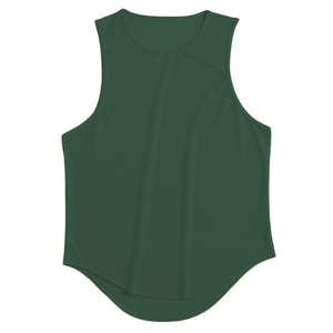 Débardeur de sport athlétique pour hommes, coupe stringer et dos nageur, couleur unie, pour musculation, entraînement et fitness, vente en gros - Product Image 2