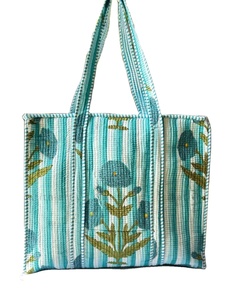 Sac fourre-tout matelassé en coton lavable, réutilisable, écologique, doux, rembourré, pour le shopping, les voyages, le transport quotidien, léger, durable, avec fermeture éclair - Product Image 1