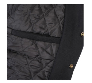 Wholesale OEM Custom High Quality Breathable 100% Wool Winter Varsity Jacket <b>Men</b> Fashionable Plus Size Custom - Product Image 5